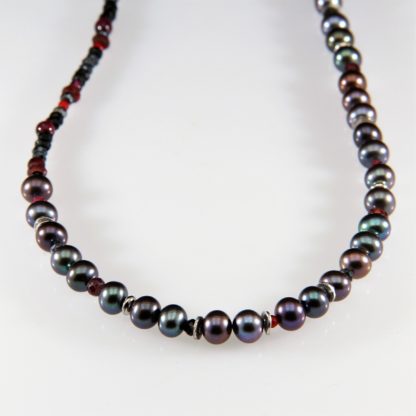 Perlen-Collier lang 75 cm