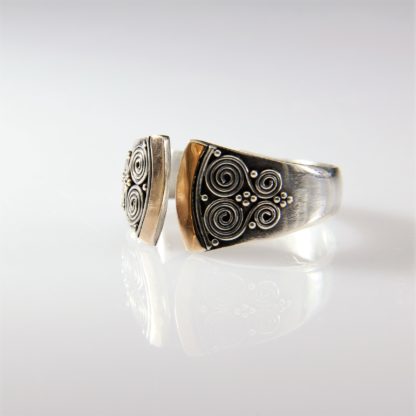 Ring bicolor Gr. 58 – Bild 2