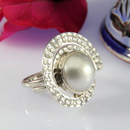 Ring Perle Gr. 57-61 – Bild 2