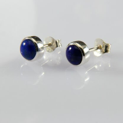 Ohrstecker Silber mit Lapislazuli