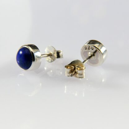 Ohrstecker Silber mit Lapislazuli – Bild 2